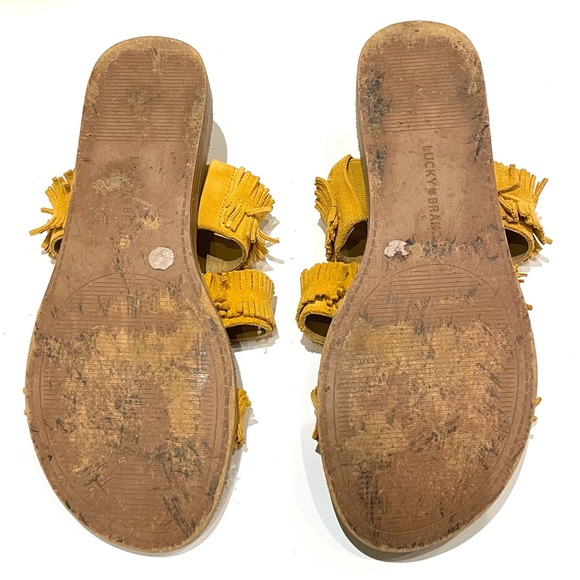 ❤️Host Pick❤️ Lucky Brand Hegen Boho Fringe Sandals - Picture 5 of 8